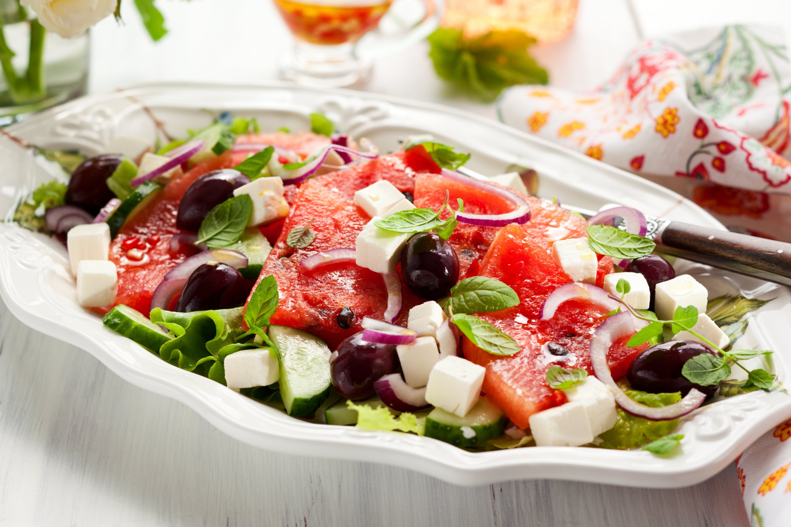Read more about the article Watermelon Greek Salad
