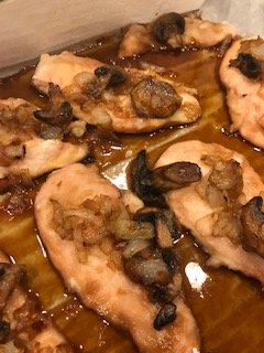 Mushroom and Onion Schnitzel