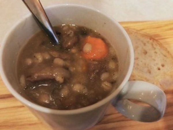 Read more about the article Fleishig Mushroom Barley Soup