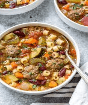 Read more about the article Sharing Our Stories Through Food: Meatball Minestrone